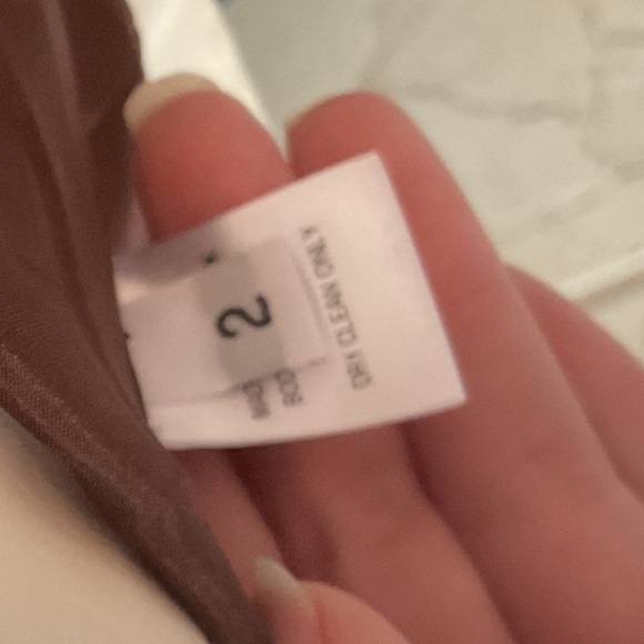 NWT Amir Taghi Silk Wool Bow Tie Blazer Vest Size 2 White Brown - Picture 10 of 14